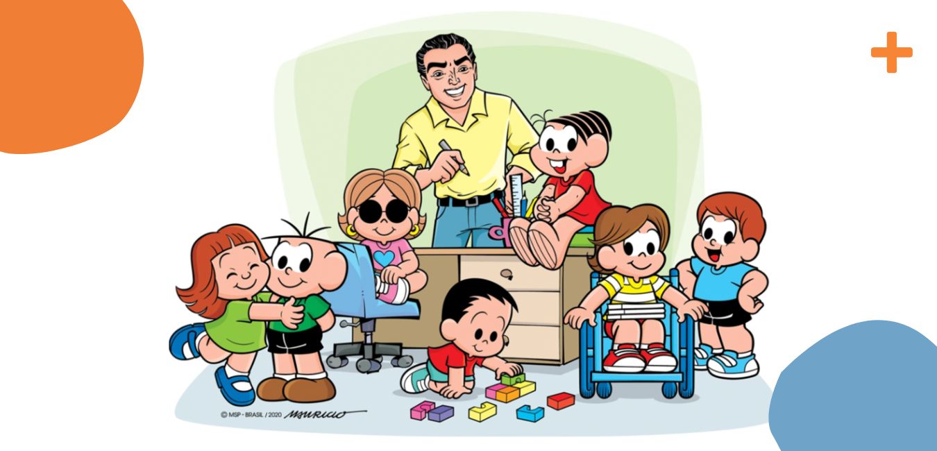 Inclusão social com a Turma da Mônica 