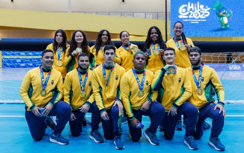 Brasil fecha Parapan de Jovens no topo